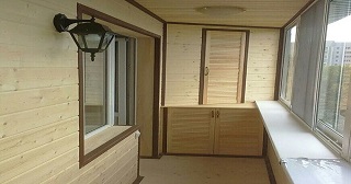 Отделка балкона под ключ Топки, цена от 5860 руб.